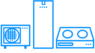 電子レンジ・コンロのイラスト