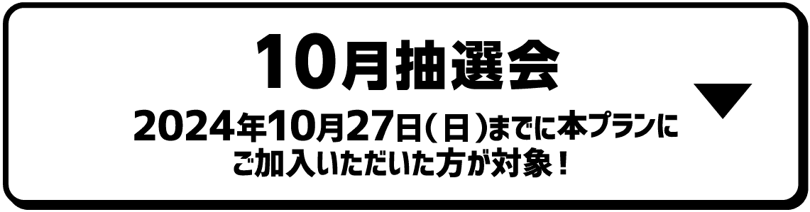 10月抽選会｜2024年10月27日（日）までに本プランにご加入いただいた方が対象！