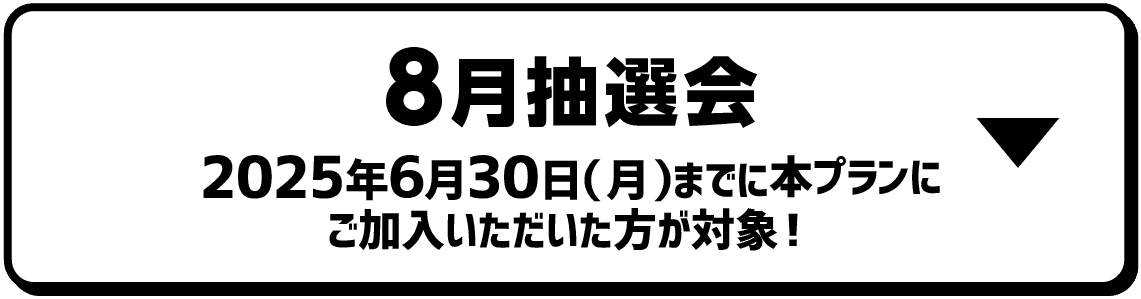 8月抽選会｜2025年6月30日（日）までに本プランにご加入いただいた方が対象！