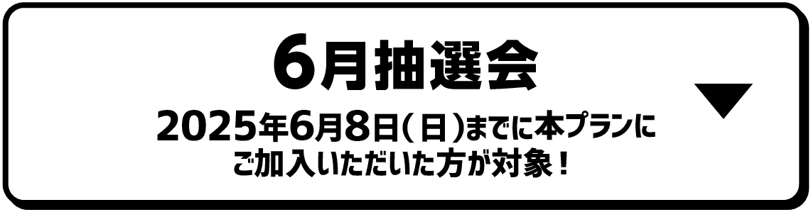 6月抽選会｜2025年6月8日（日）までに本プランにご加入いただいた方が対象！