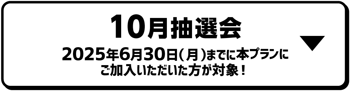 10月抽選会｜2025年6月30日（月）までに本プランにご加入いただいた方が対象！