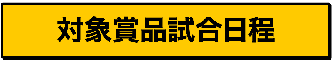 対象賞品試合日程